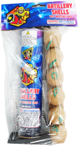 Artillery Shells with Whistling Tails Bag